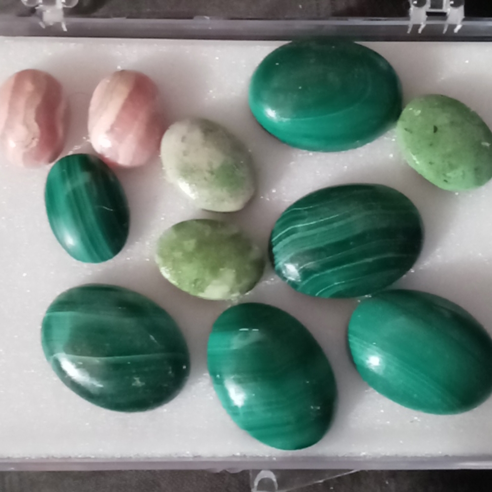Malachite and other natural stones